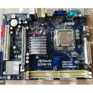 Какие процессоры поддерживает материнская плата asrock g31m vs