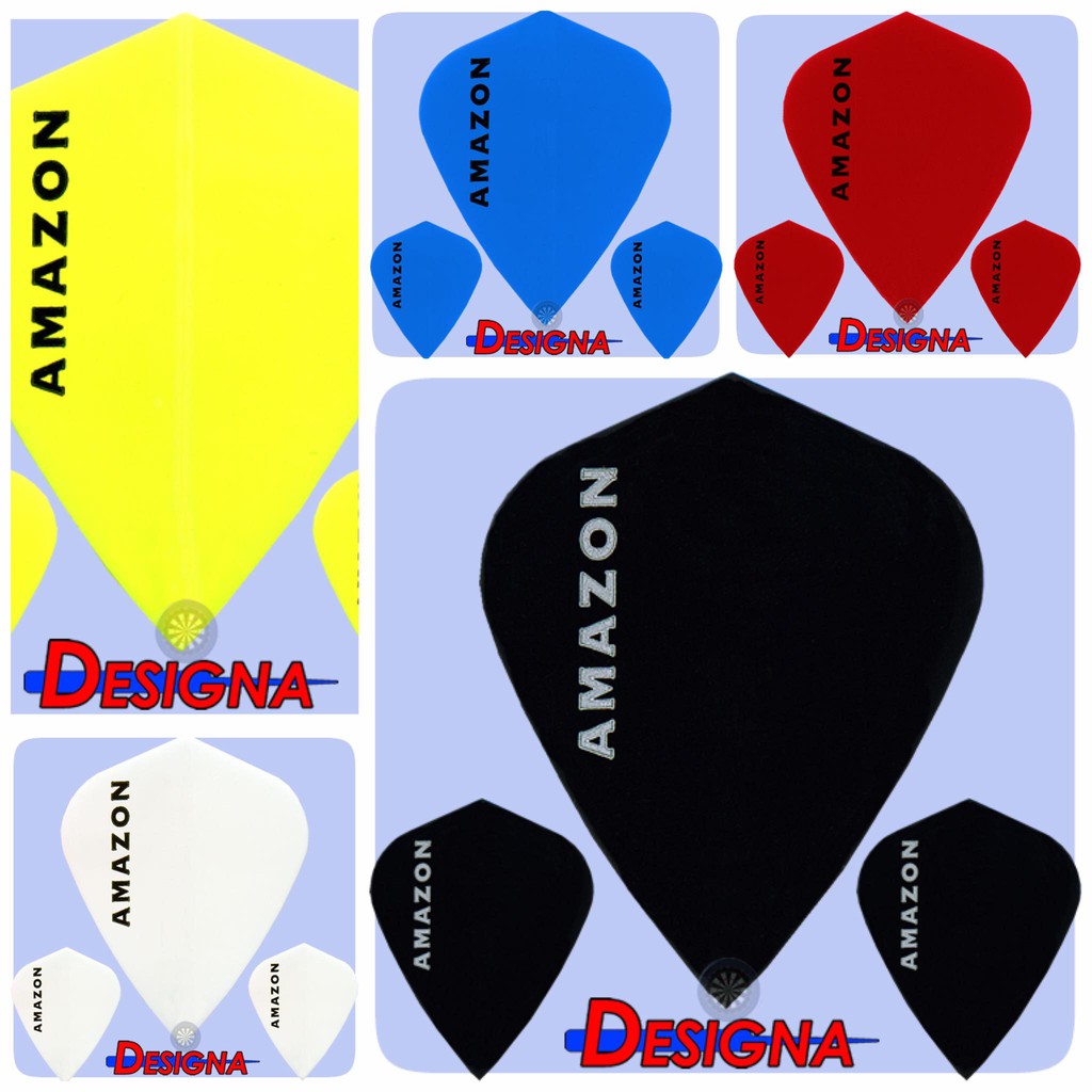 Cod Amazon Dart Flights 100 Micron Kite Shopee Philippines