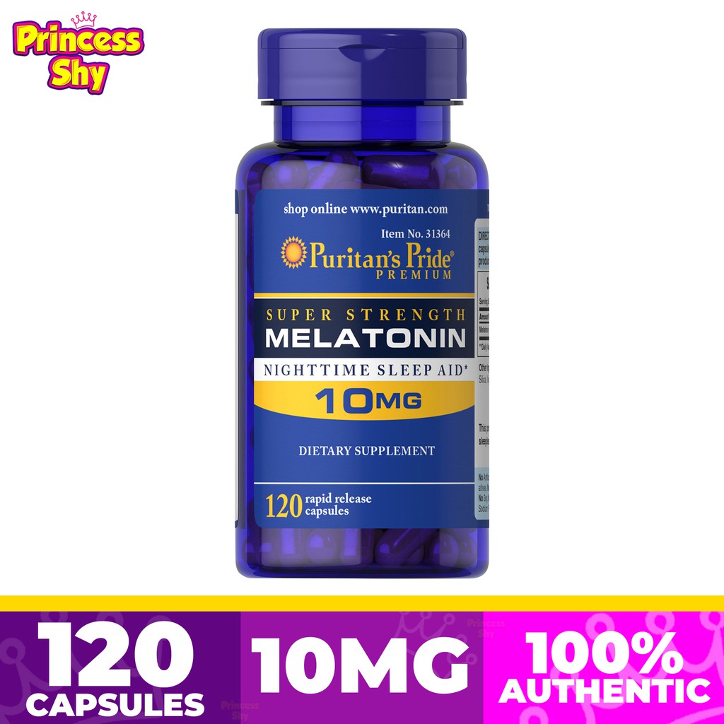 Puritan's Pride Melatonin 10Mg 120 Capsules | Shopee Philippines