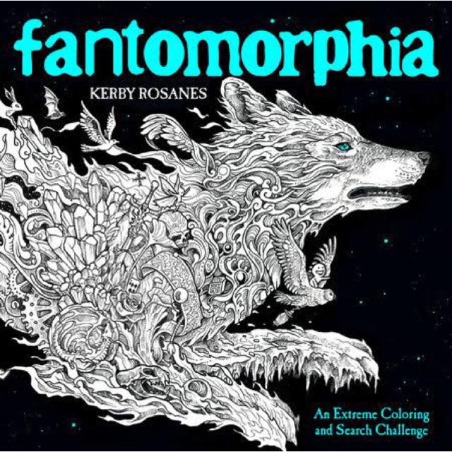 Kerby Rosanes Fantomorphia Adult Coloring Book (SALE Copy) Shopee