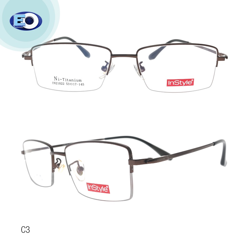 Eo Instyle In21022 Frame With Multicoated Lens Non Graded Eyeglasses For Men And Women