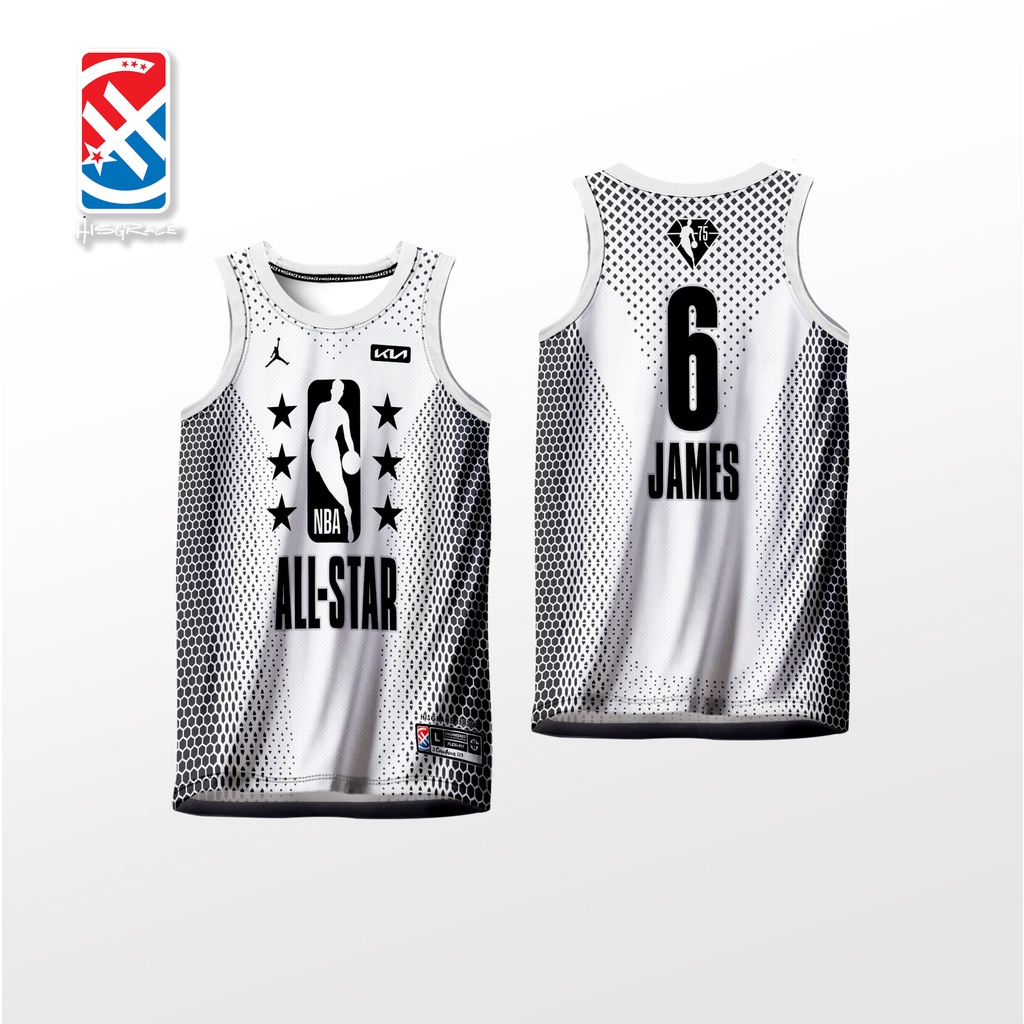 2022 ALL STAR BLACK AND WHITE HG CONCEPT JERSEYS Full Sublimation 3D