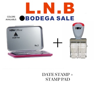 LNB Date Stamp with Stamp Pad SCHOOL SUPPLIES