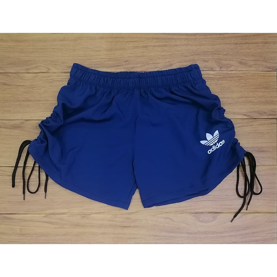 New Taslan Women Shorts with Cord 13 inches Length (ADIDAS) | Shopee ...