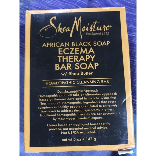 Shea Moisture Eczema Therapy Bar Soap (142g) Shopee Philippines