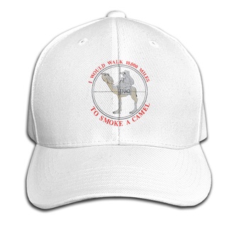 Classic Vintage 80s Id Walk 10000 Miles To Smoke A Camel Sz Large Screen Stars Black Baseball Caps Adjustable Snapback Classic Hats New MN4587 #7
