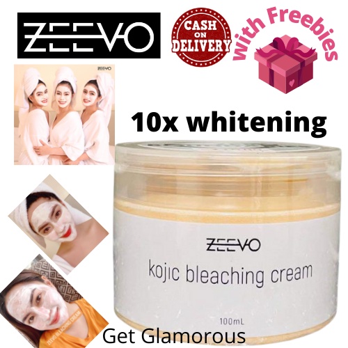 (COD) Zeevo Bleaching Cream 100ml 10x whitening Shopee Philippines