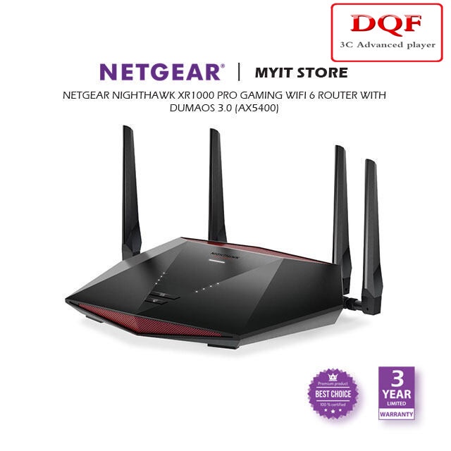 NETGEAR Nighthawk Pro Gaming 6-Stream WiFi 6 Router (XR1000) - AX5400 ...