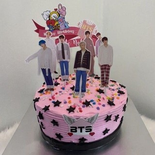5 Inches Bts Butter Standees Presscon Hdsph Cake Toppers Shopee Philippines