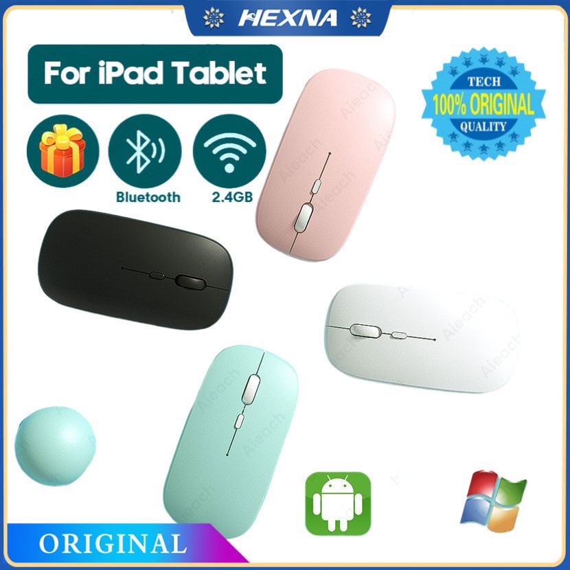 [Hexna] Rechargeable Bluetooth Mouse For iPad Pro 11 12.9 7th 8th Air 3