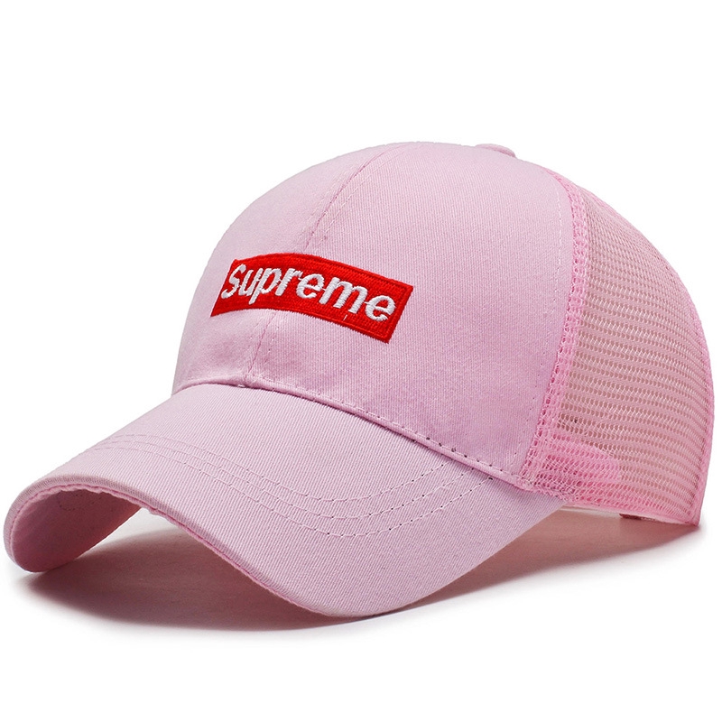 supreme pink cap