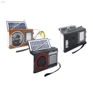۩△OSQ Bluetooth AM/FM/SW 8 band Solar Radio with USB/TF with LED Light and Power bank functiongood