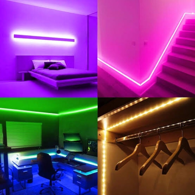 DAYBETTER Led Strip Lights, 100ft Light Strips with App Control Remote, 12V  5050 RGB Led Lights for Bedroom, Music Sync Color Changing Lights for Room