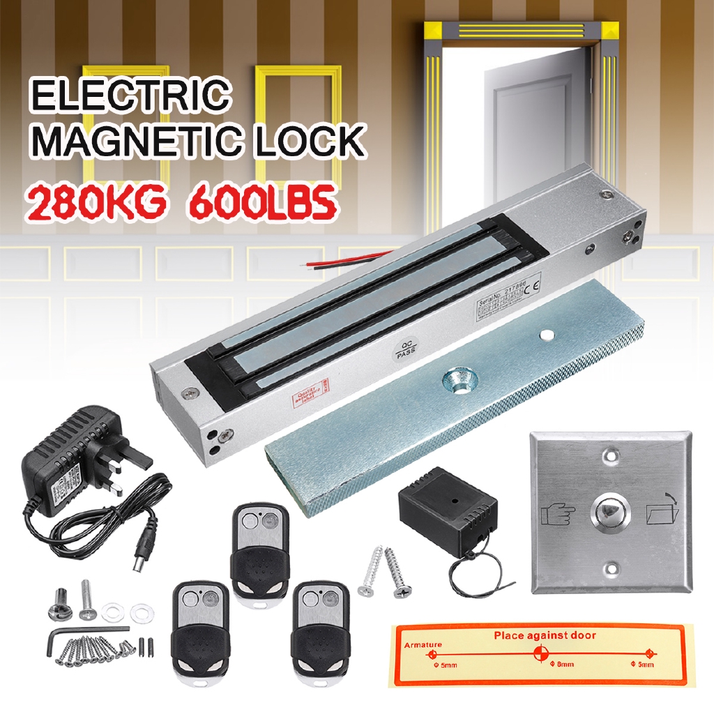 280KG 600LB System Electric Access Door Lock & 3 Remote Shopee Philippines
