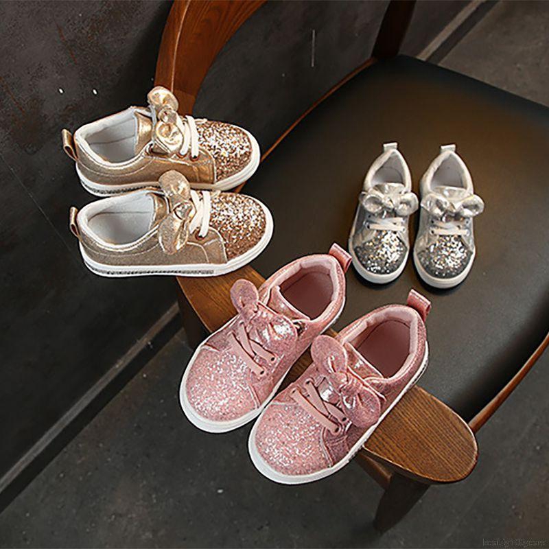 gold sequin baby shoes