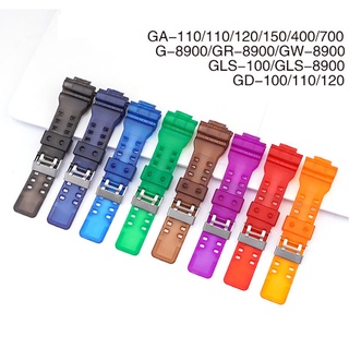 Resin bracelet for casio G-SHOCK GA-100 GA-110 GD-120 GLS-100 matte colored male buckle replacement band #1
