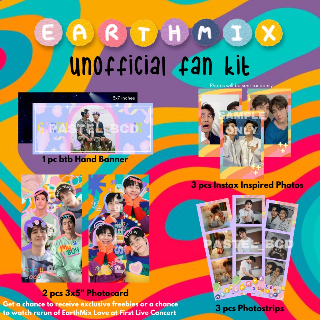 Thai BL EarthMix Unofficial Fan Kit (GMMTV) Shopee Philippines