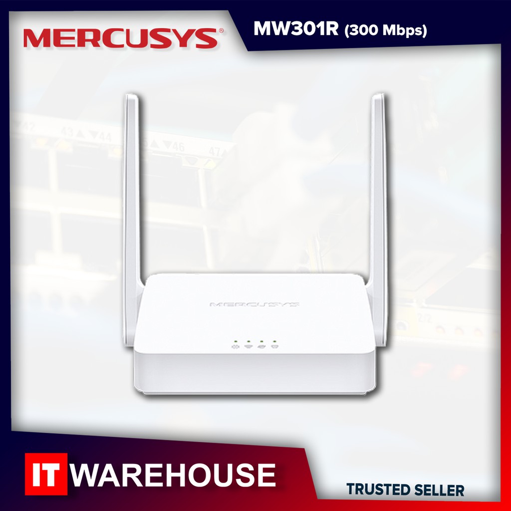 Mercusys Mw301r 300mbps Wireless N Router With 2 5dbi Antennas Shopee Philippines