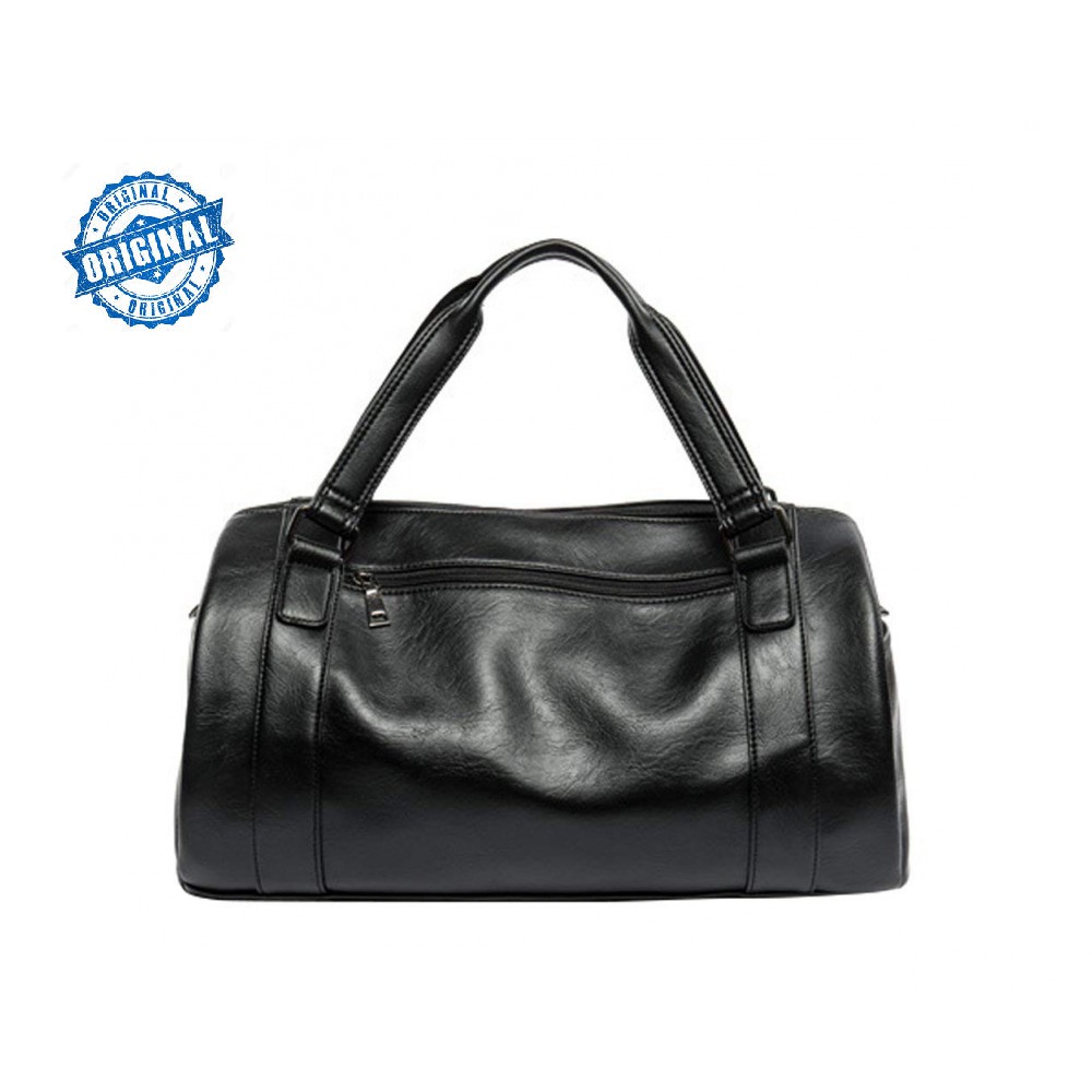 pu leather duffle bag