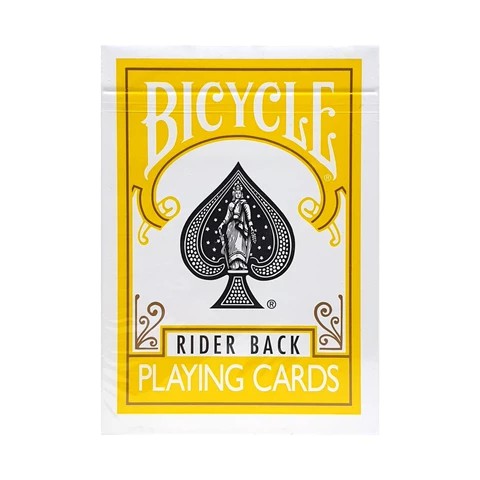 Bicycle Colored Rider Back Yellow Playing Cards | Shopee Philippines