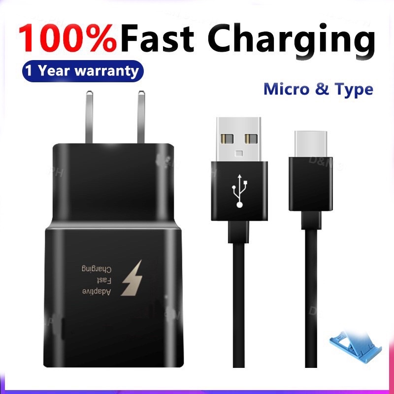 Original Fast Charger Adapter 100 Official15w Fast Charger Usb Adapter With 2a Type C Cable 8851