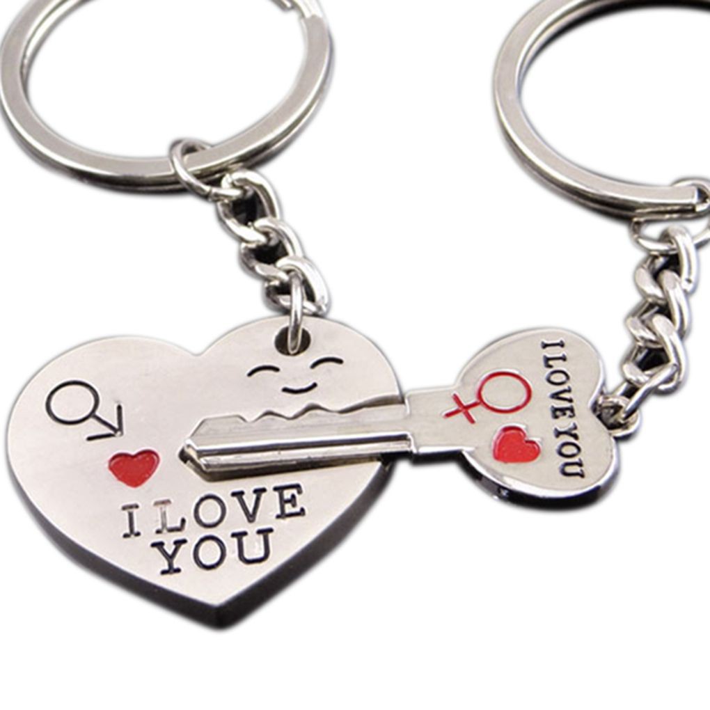 heart and key keychain