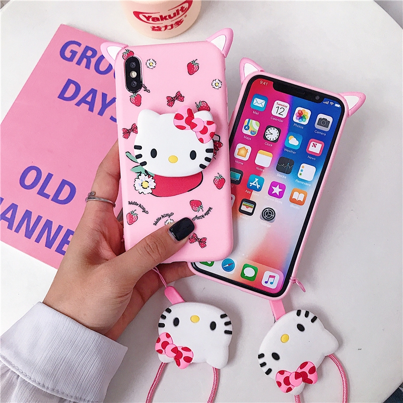 Vivo Y53 Y91 Y95 V5 Lite Y71 Y81 Y55 V5S V7 P V9 DIY Cute Hello Kitty ...