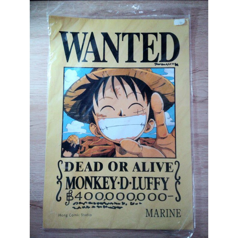 One Piece Wanted Poster Set 11pcs Shopee Philippines