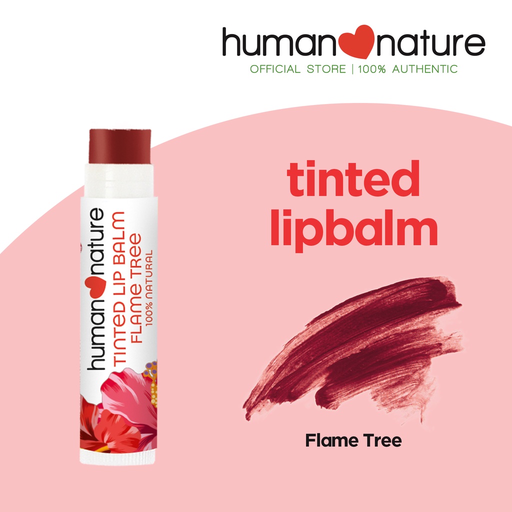 Human Nature Tinted Lip Balm 4g 100 Natural (Moisturizes, Cools