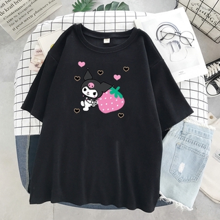 Cheap Clothes 2021 Neue Sommer Anime Kuromi T Shirt Sommer Streetwear O Ausschnitt Susses Madchen T Shirt Koreanische Version Shirt Spot Stock Free Shipping Women S Apparel Shopee Philippines