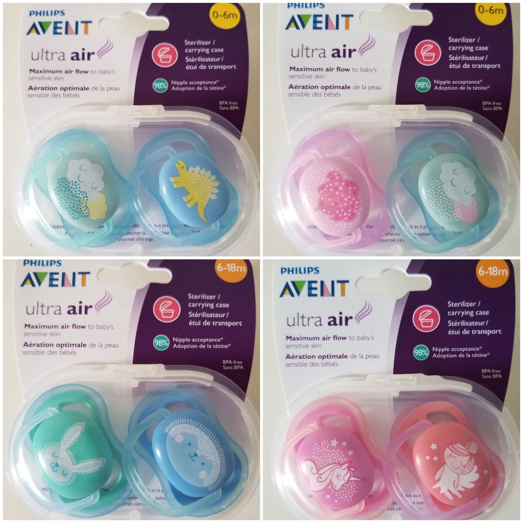 Dummies & Soothers Toddlers Dummies Philips Avent Ultra Air Pacifier 2