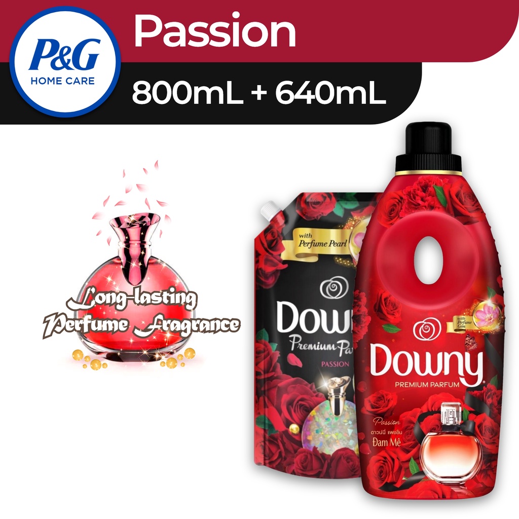 Downy Fabric Conditioner Passion 800ml 640ml Refill Shopee Philippines