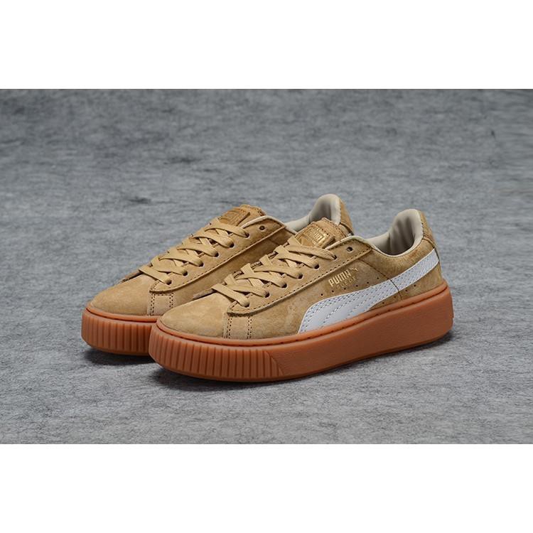 puma platform yellow