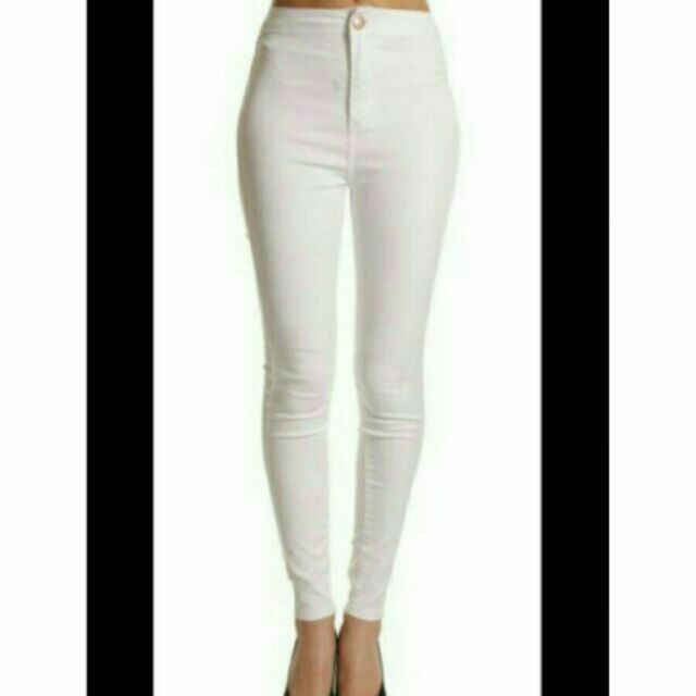 white joni jeans