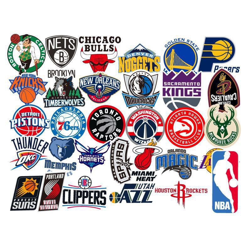 xs182-31 pcs NBA graffiti waterproof sticker | Shopee Philippines