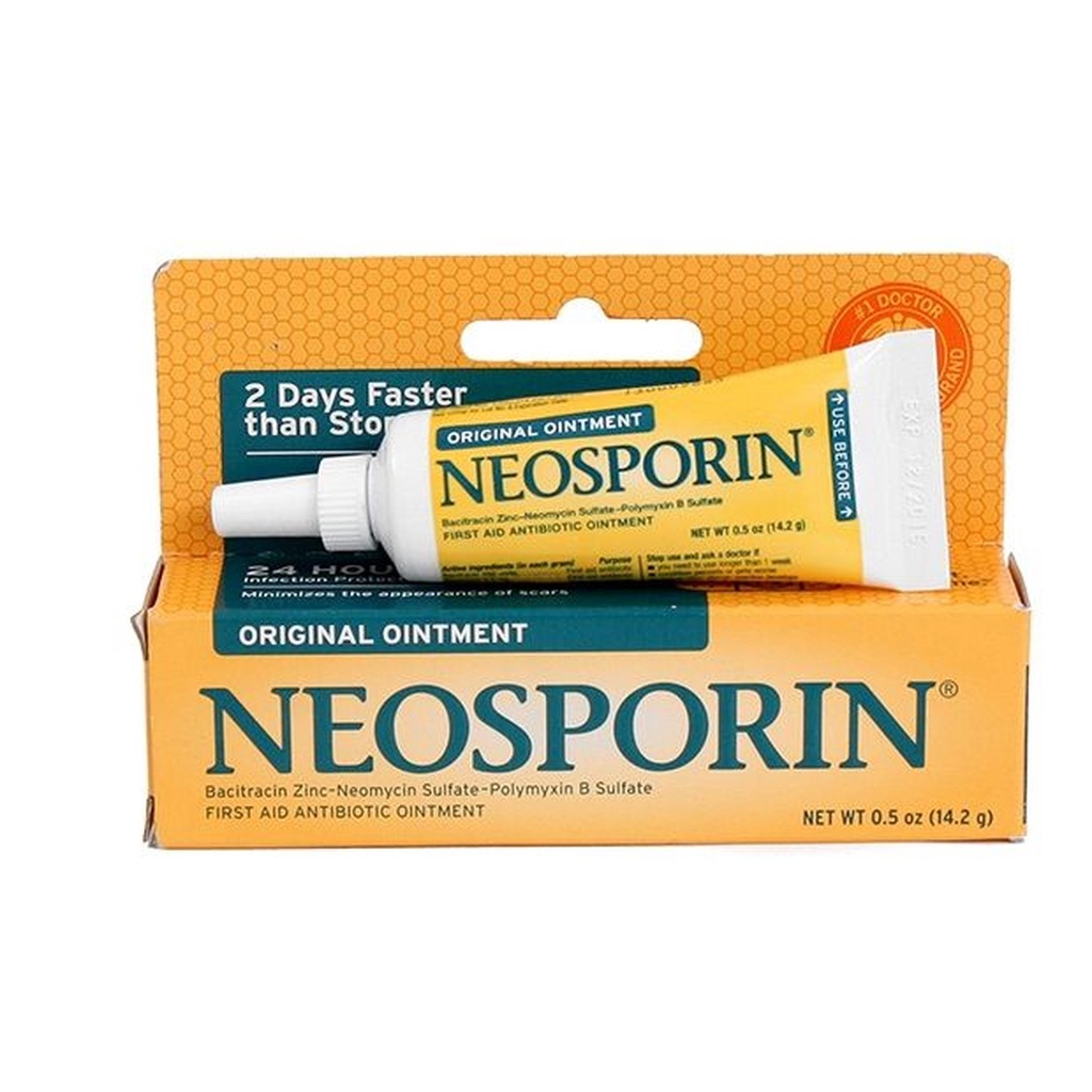 Neosporin Original First Aid Antibiotic Ointment with Bacitracin, 14.2g ...