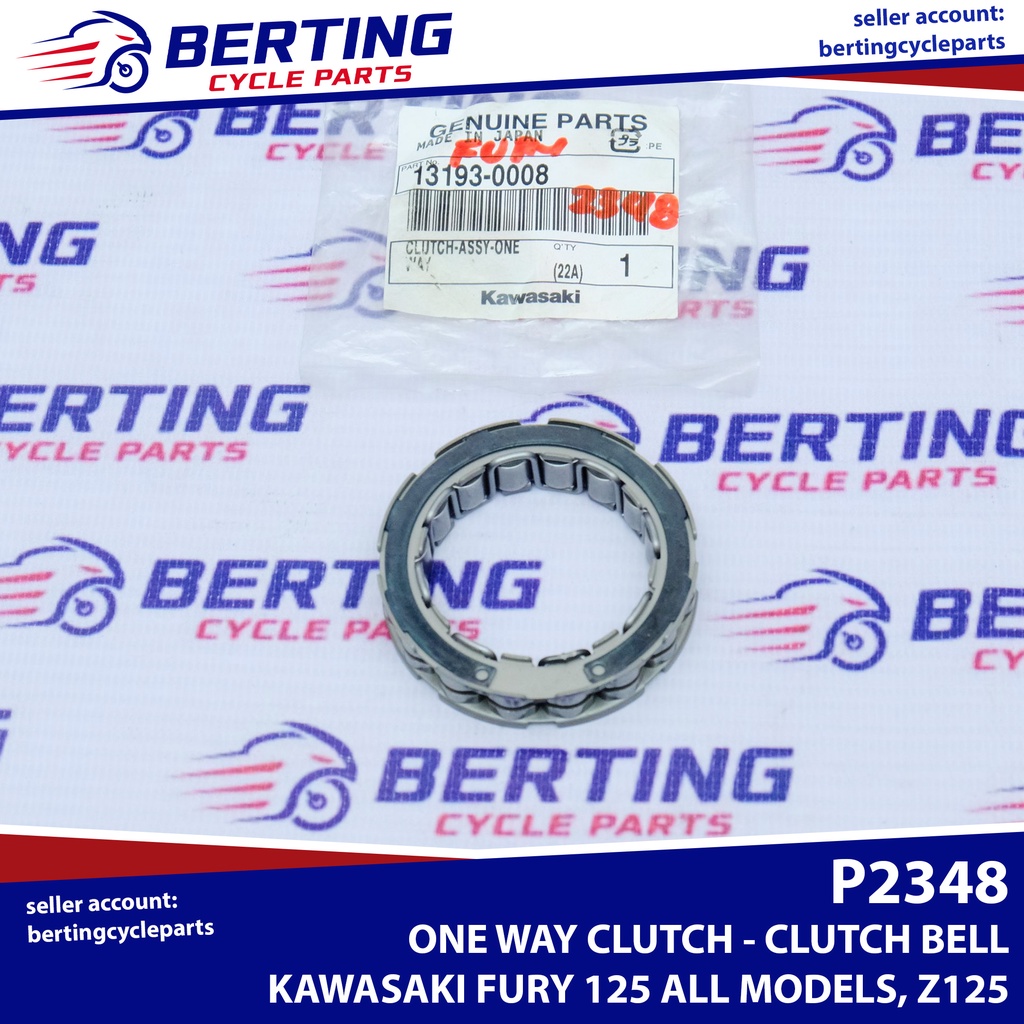 ONE WAY CLUTCH CLUTCH BELL HOUSING Kawasaki Fury 125 all models Z125
