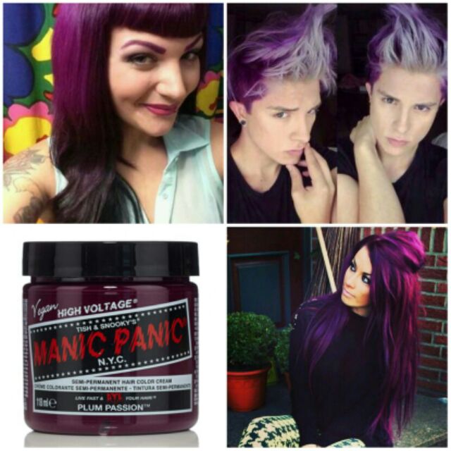 Plum Passion Manic Panic Hair Dye Shopee Philippines