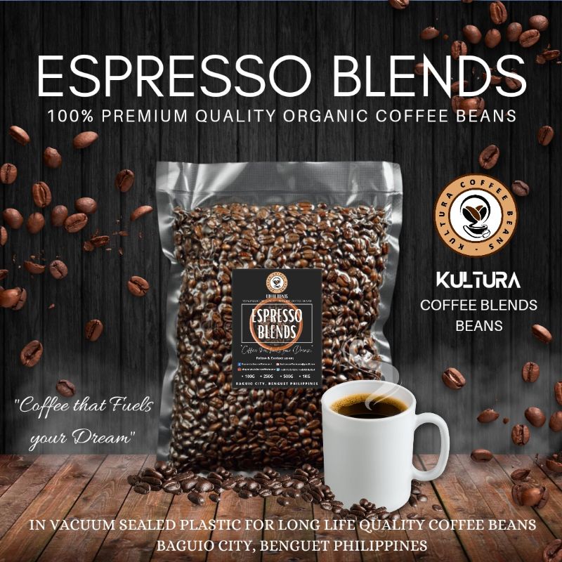 ESPRESSO BLENDS Coffee Blends, Premium Quality Organic Whole/Ground