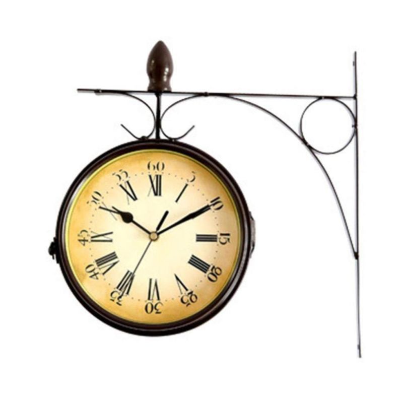 European style Double sided Wall Clock Creative Classic Clocks