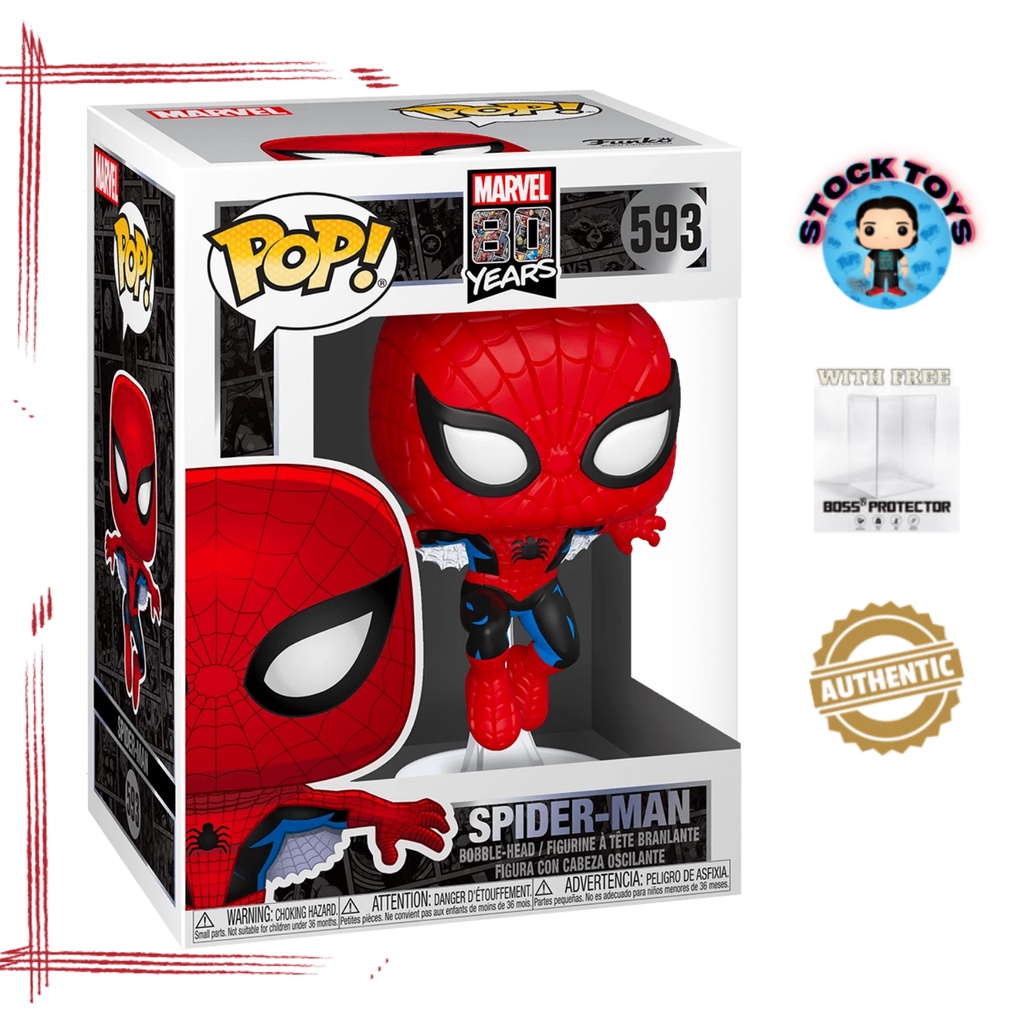 Funko Pop Marvel 80 Years Spider-Man 593 | Shopee Philippines