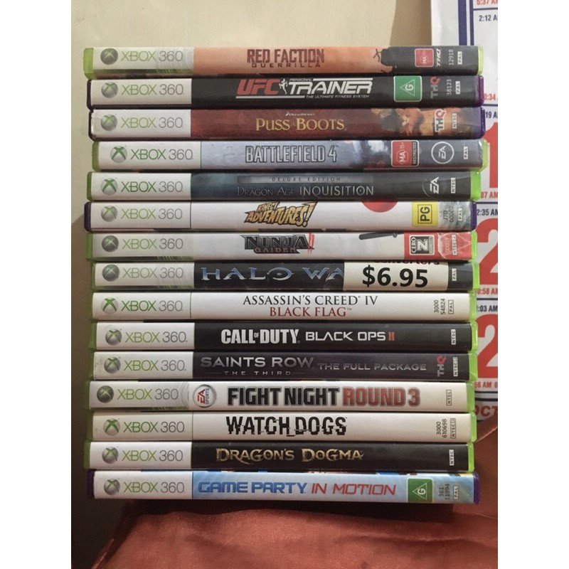 Xbox 360 (pal and ntsc) games Shopee Philippines