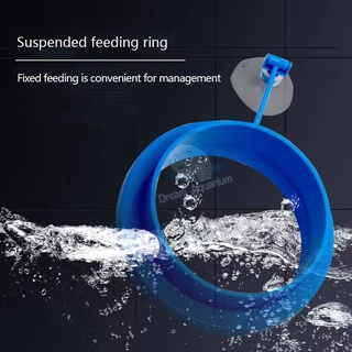 Aquarium Feeding Ring Fish Tank Floating Food Feeder Buoyancy Ring Pool Feeding Tool