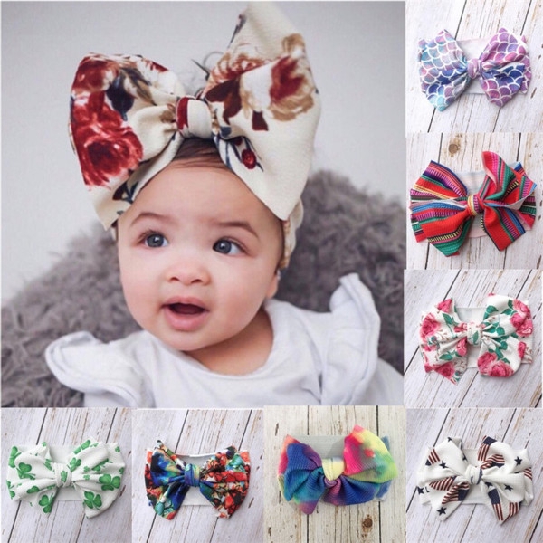 baby girl bow turban