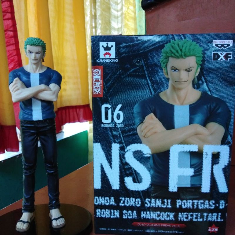 Banpresto Dxf Jeansfreak Roronoa Zoro Shopee Philippines
