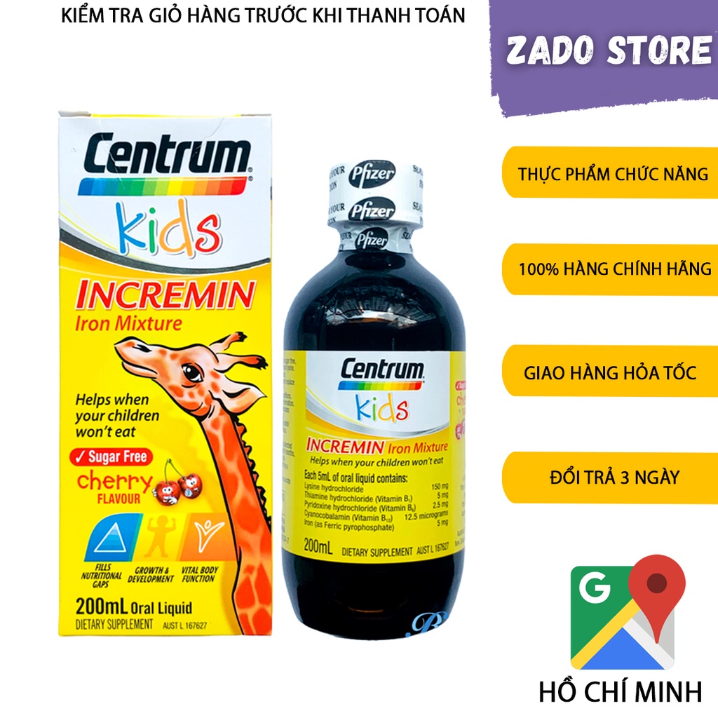 Australian Centrum Syrup For Anorexia Children _MINH Army4 | Shopee ...