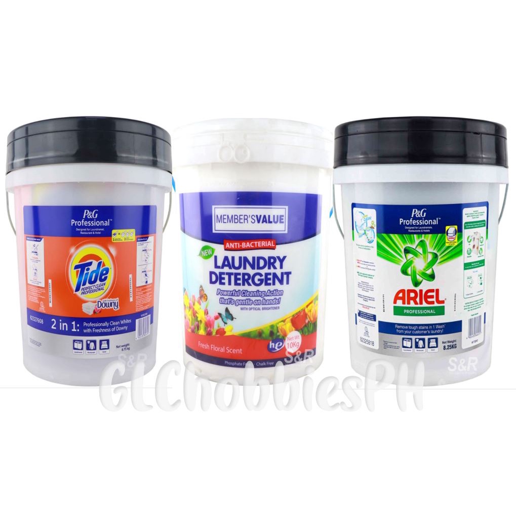 SNR TIDE ARIEL 10kg HE Laundry Detergent Powder Bucket/Tub Shopee