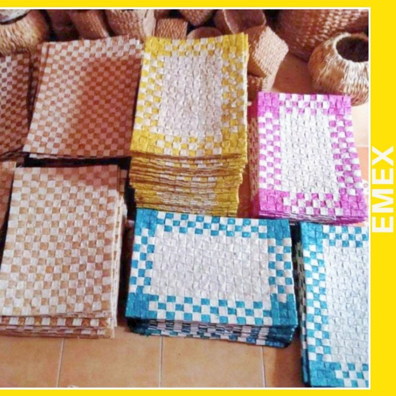 13"*18" Native Buri Placemats Oval Shopee Philippines