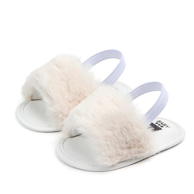 baby fur shoes