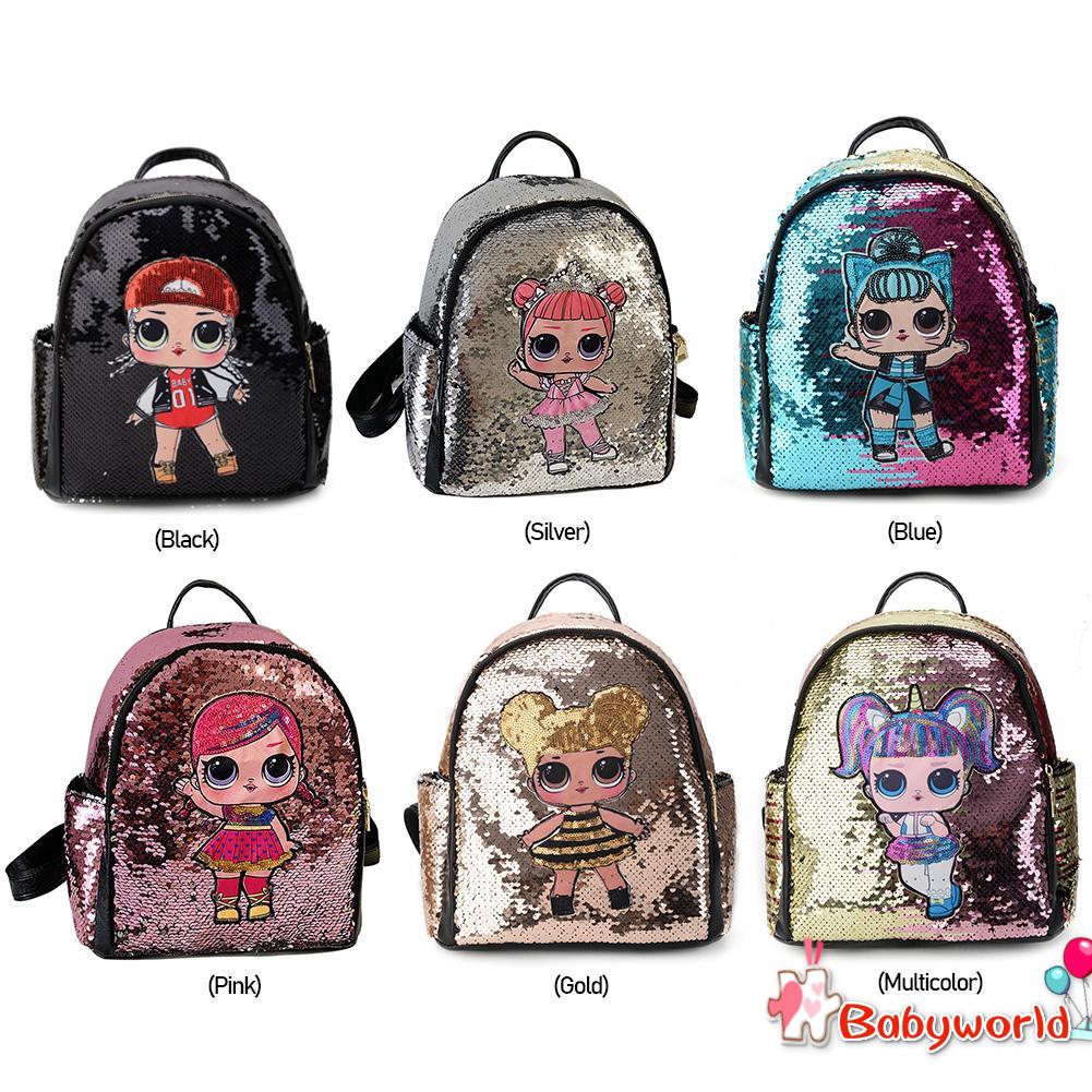 lol backpack sequin